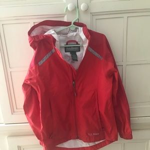 LL Bean Kids Trail Model Rain Jacket